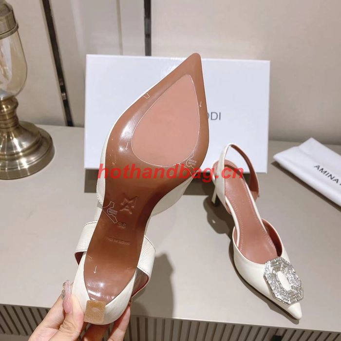 Amina Muaddi Shoes AMS00027 Heel 8.5CM Amina Muaddi Shoes AMS00027 Heel 8.5CM